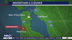 Magnitude 3.5 Earthquake, Two Aftershocks Hit Pacifica 