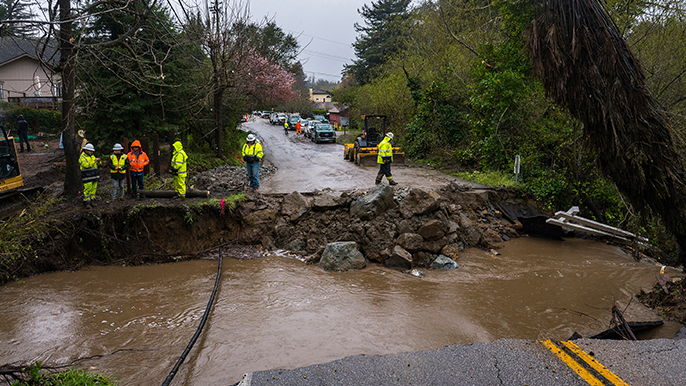 Historic Storm Ravaged Bay Area