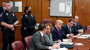 Trump Pleads Not Guilty After Being Arraigned in New York Court 