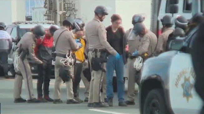 Bay Bridge Back Open After Blocked With Protestors