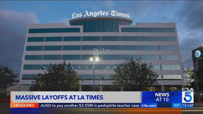 CA’s Largest Daily Newspaper Cutting About a Quarter of Staff